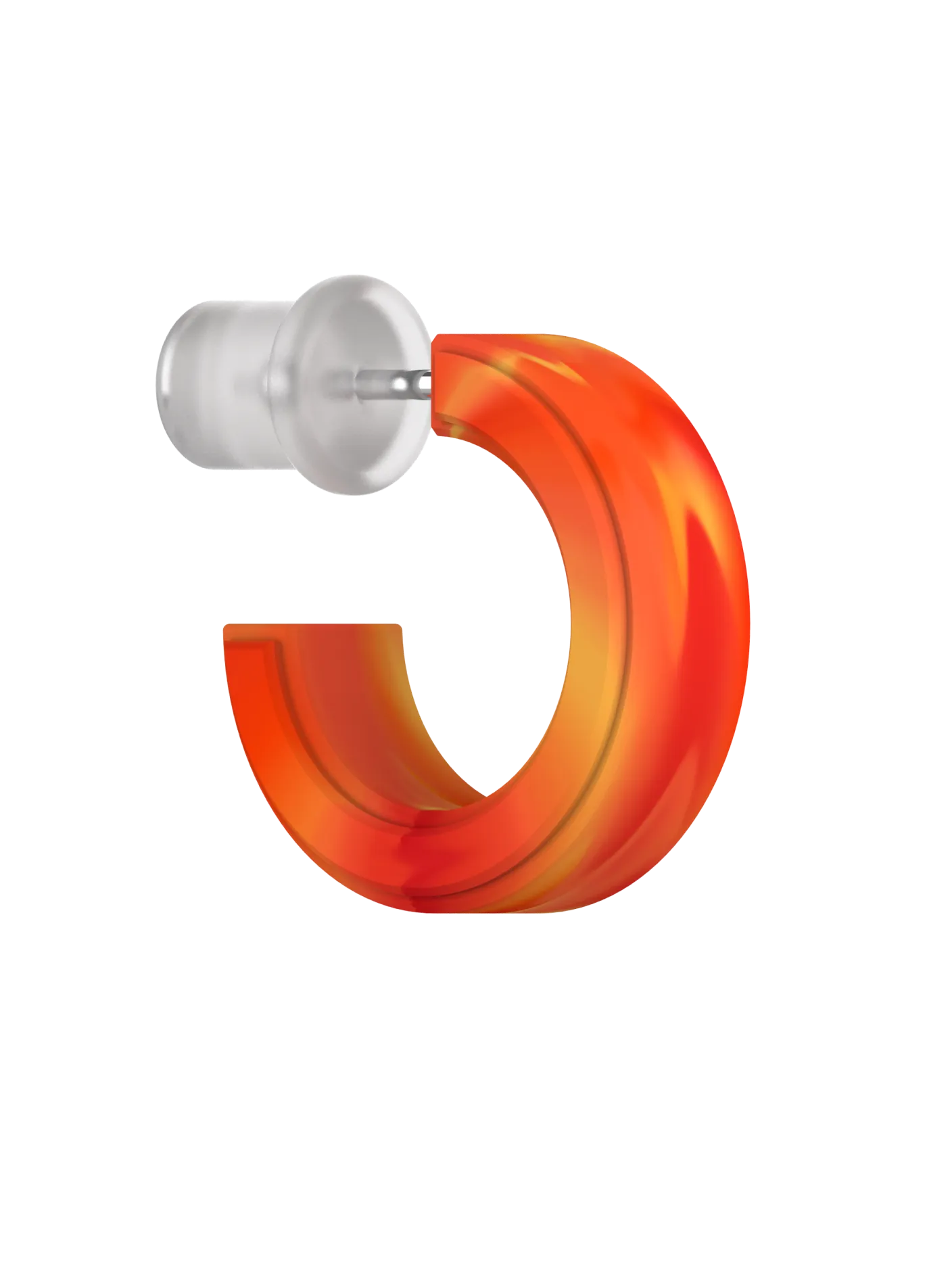 Unisex Lava Step Earrings