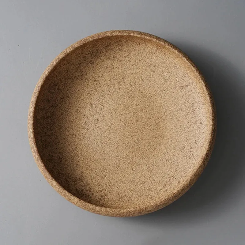 Vintage Kiln Ceramic Deep Plate