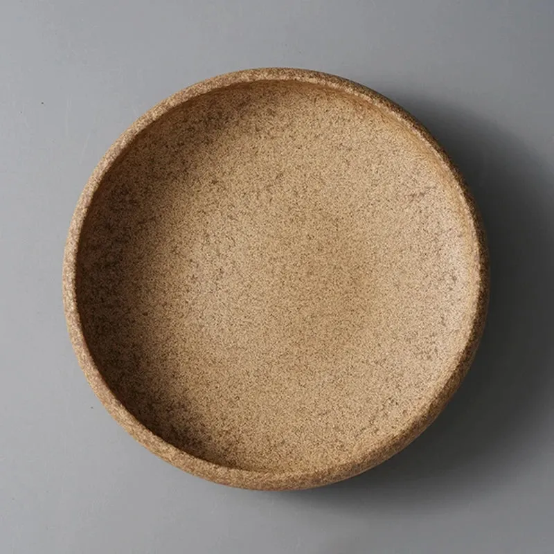 Vintage Kiln Ceramic Deep Plate