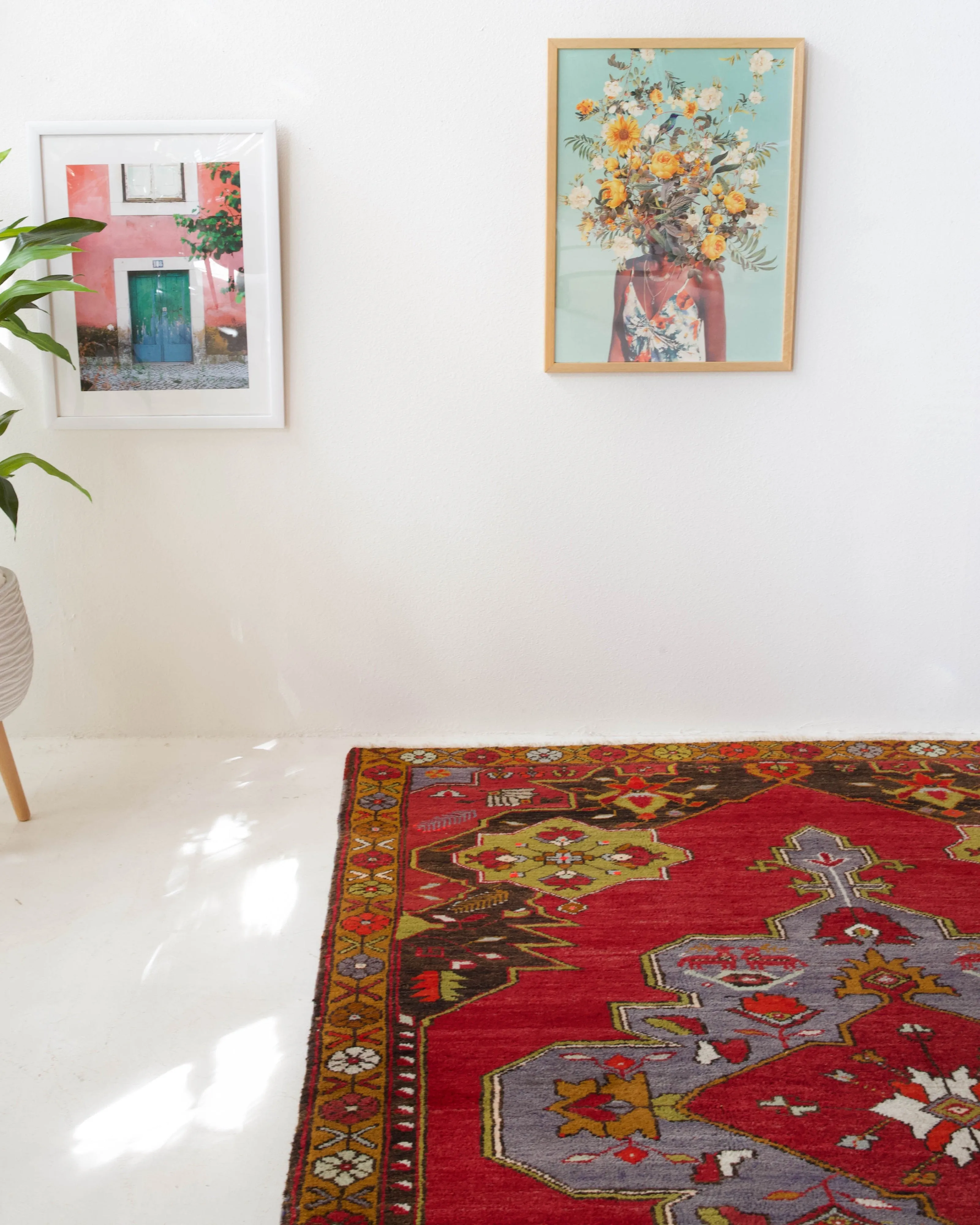 Vintage Konya Karapinar Rug 5'7"x7'9"