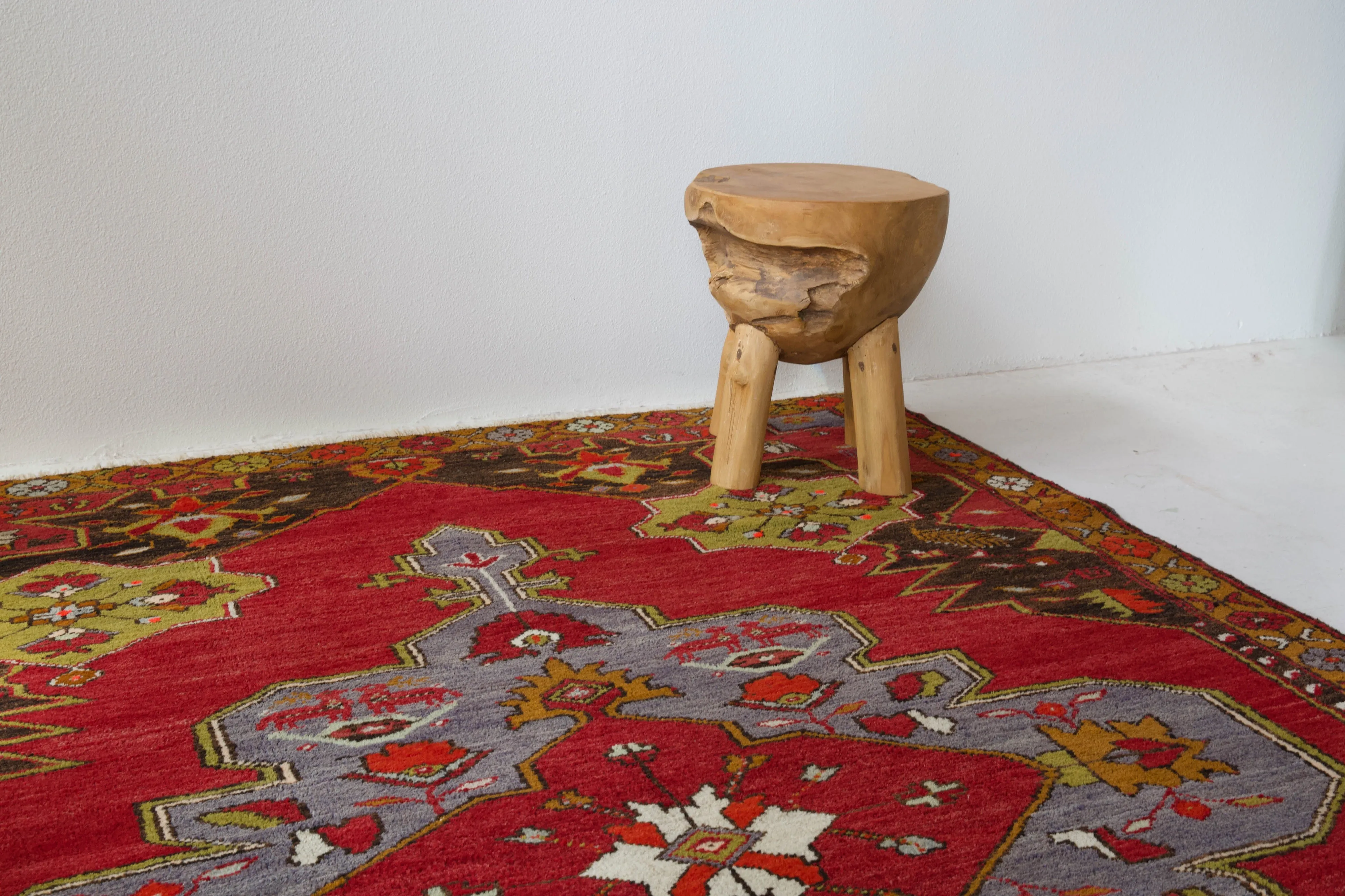 Vintage Konya Karapinar Rug 5'7"x7'9"