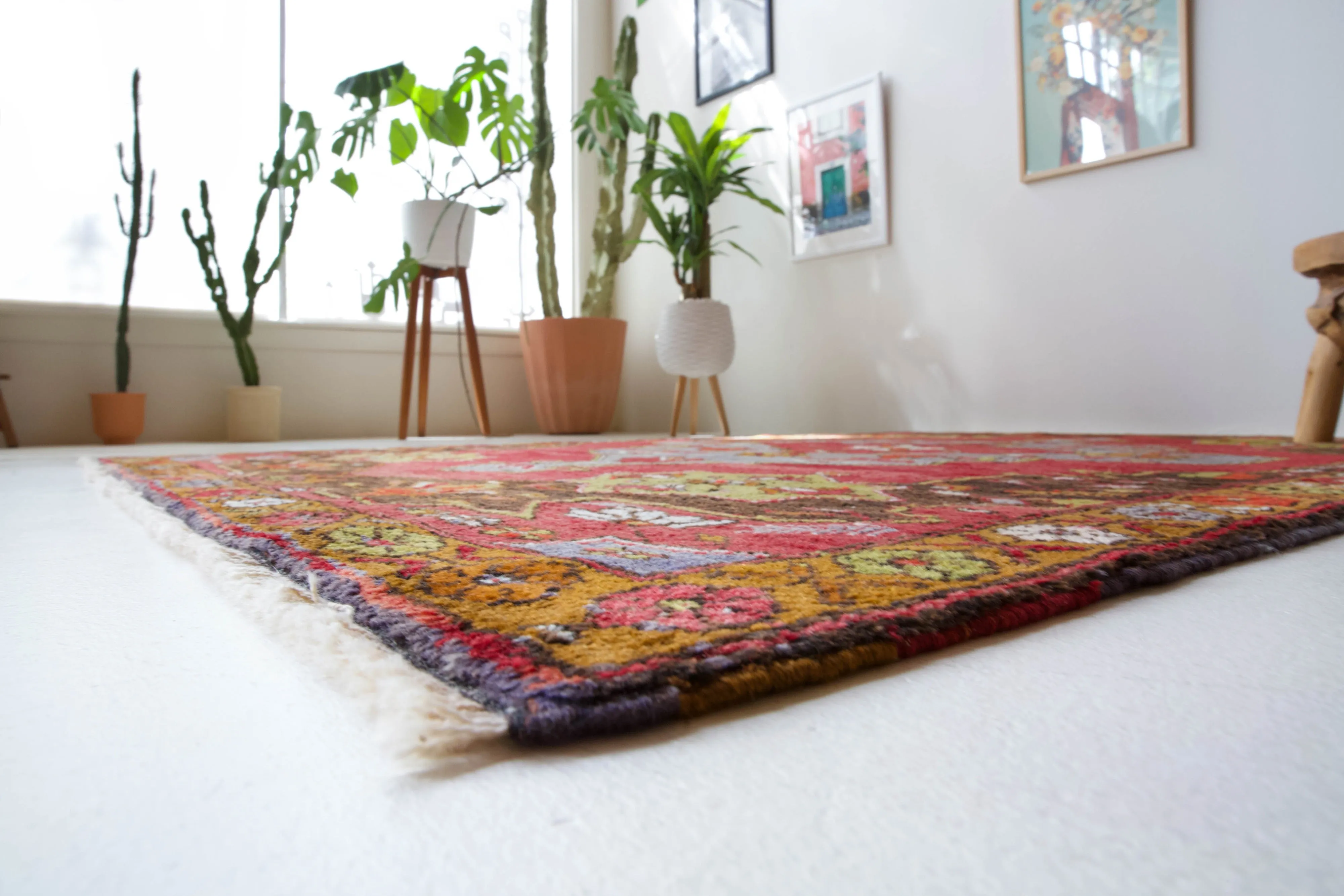 Vintage Konya Karapinar Rug 5'7"x7'9"