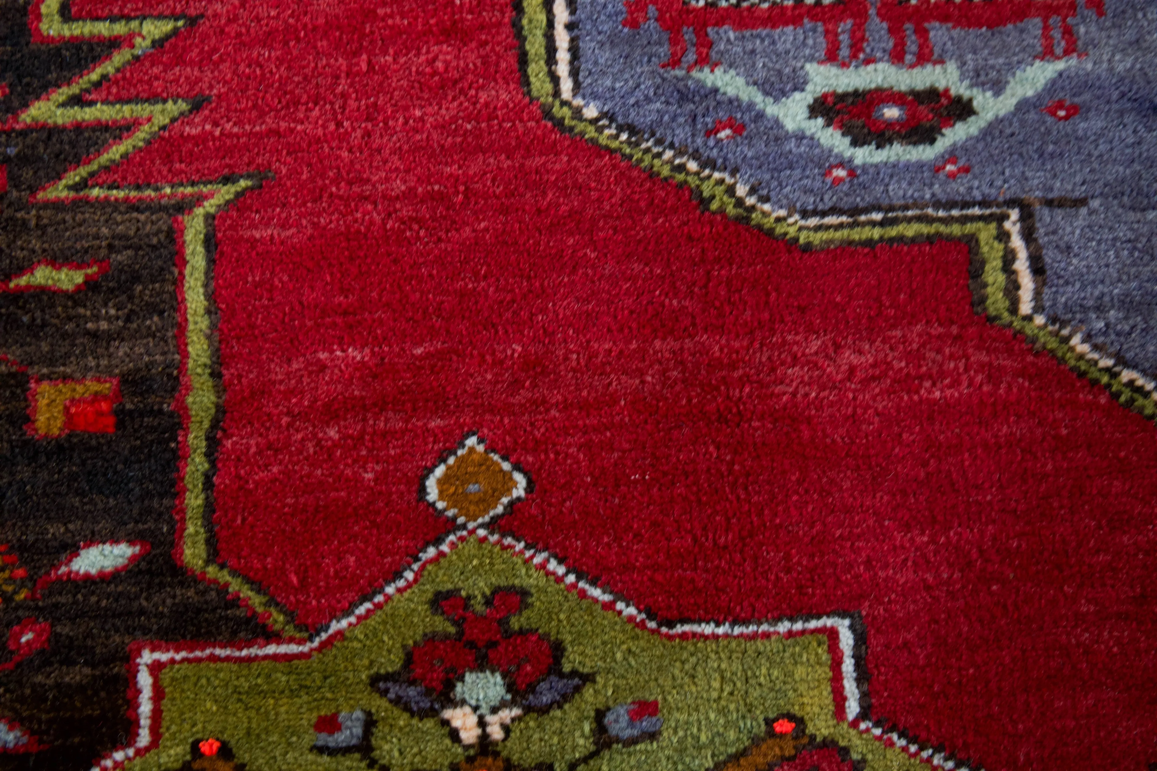 Vintage Konya Karapinar Rug 5'7"x7'9"