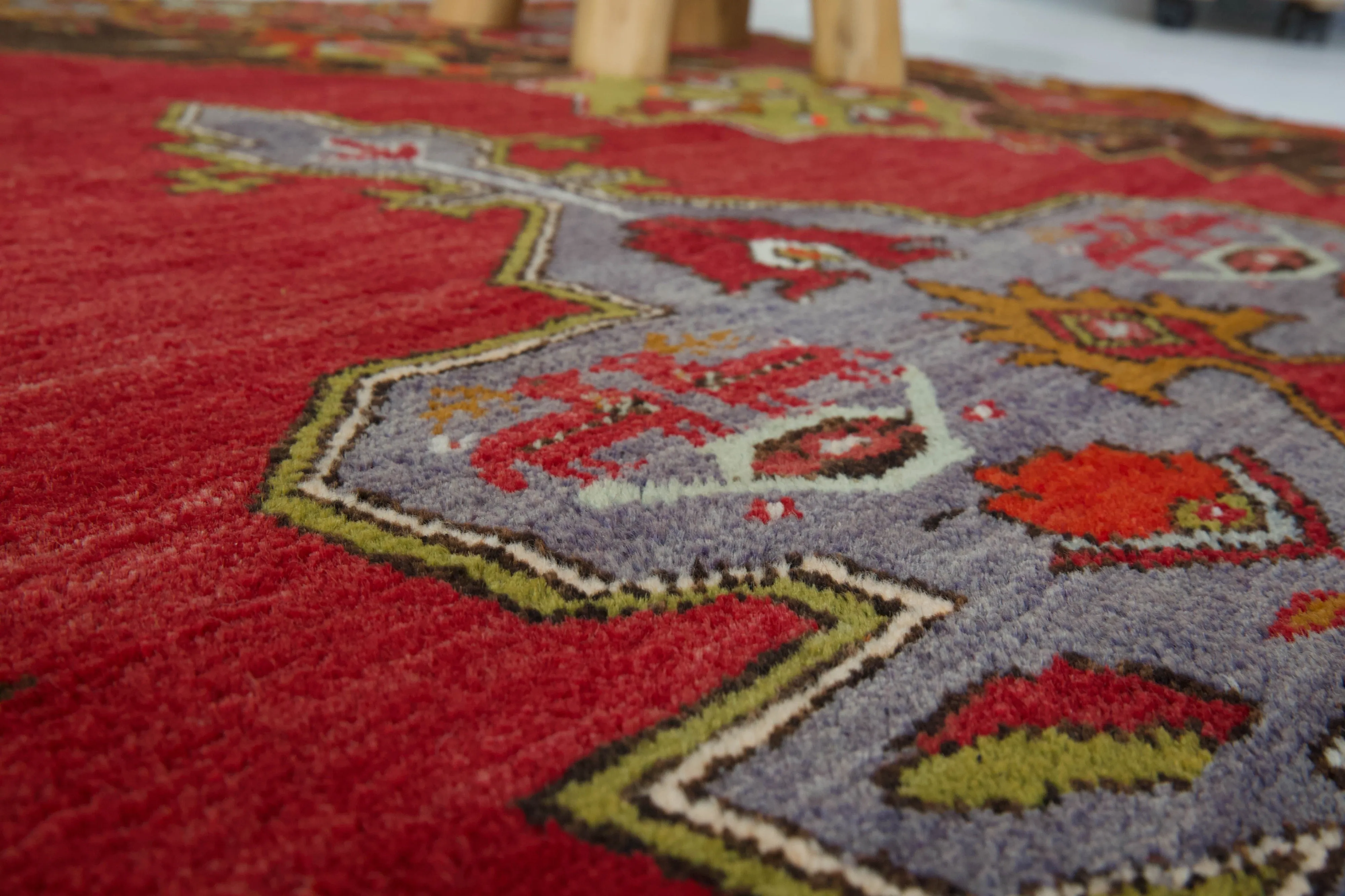 Vintage Konya Karapinar Rug 5'7"x7'9"