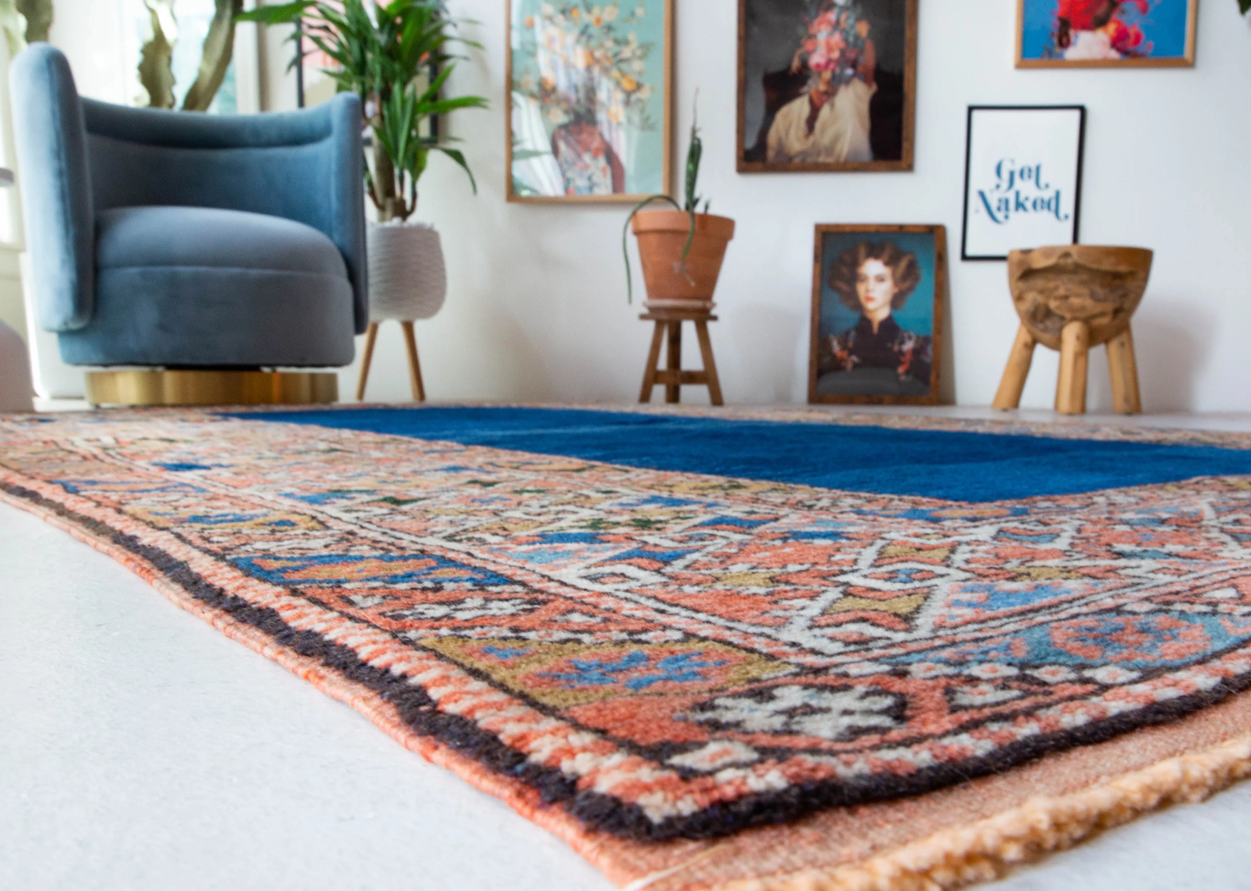 Vintage Pergamum Rug 5'x7'5"