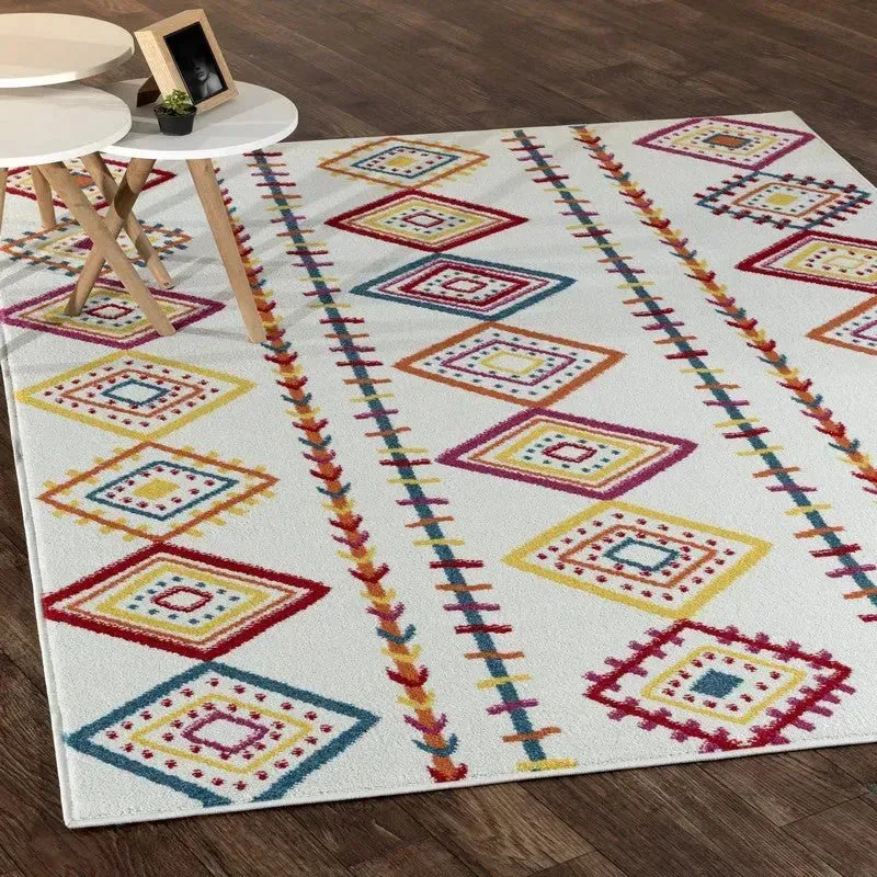 Whimsical LR81262 Cream Orange Rug