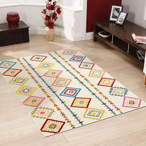Whimsical LR81262 Cream Orange Rug