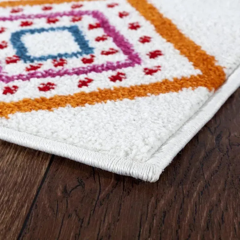 Whimsical LR81262 Cream Orange Rug
