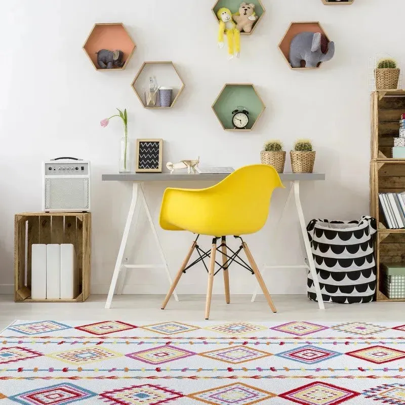 Whimsical LR81262 Cream Orange Rug