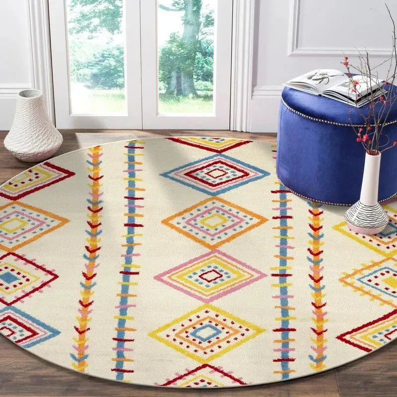 Whimsical LR81262 Cream Orange Rug