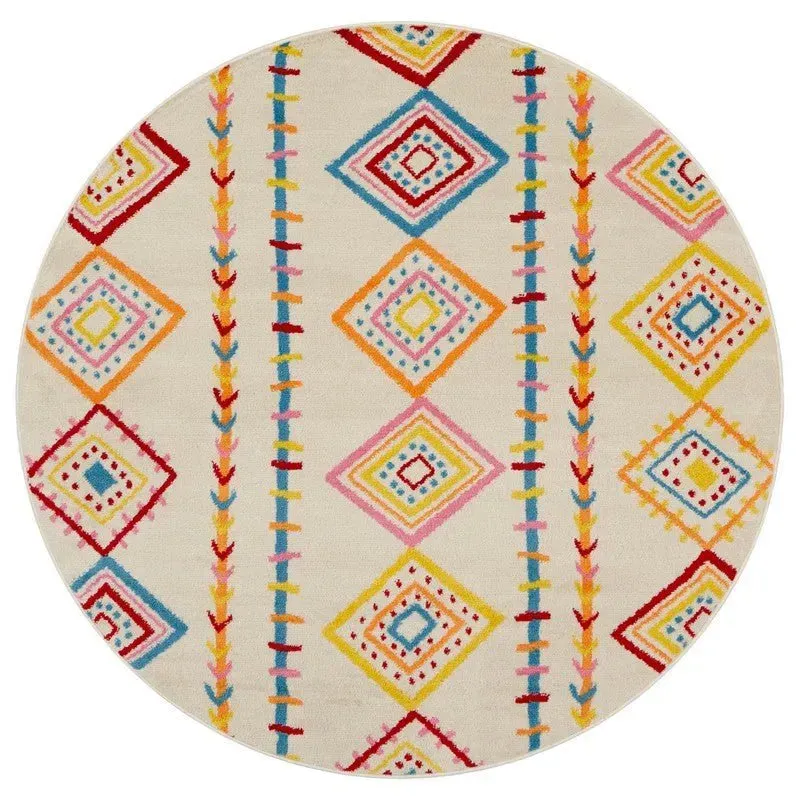 Whimsical LR81262 Cream Orange Rug