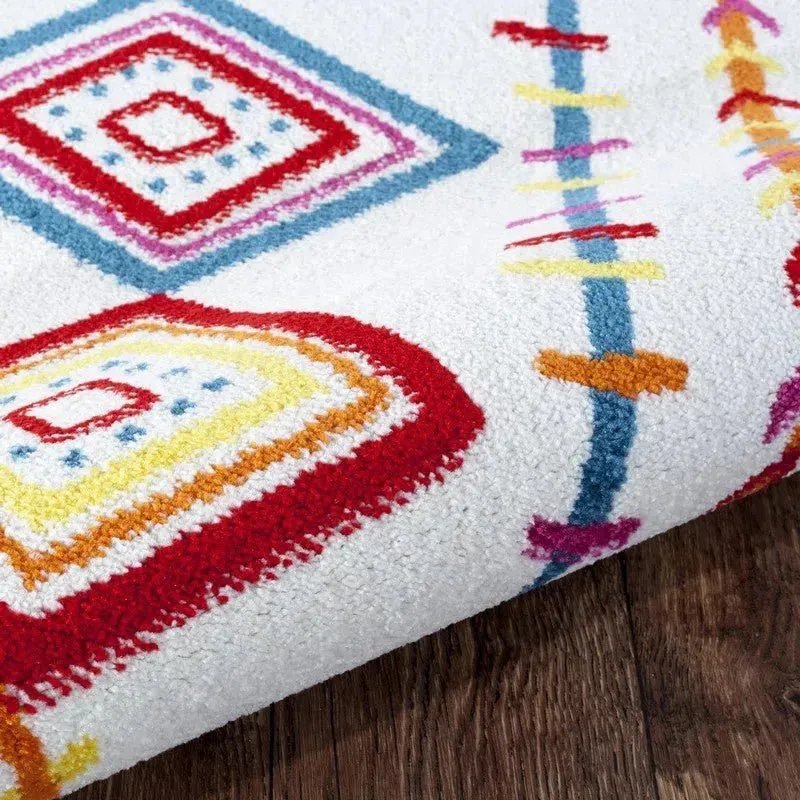 Whimsical LR81262 Cream Orange Rug