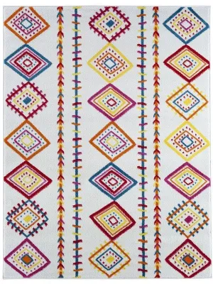 Whimsical LR81262 Cream Orange Rug