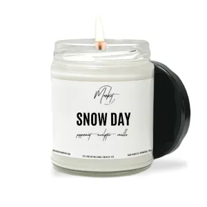 WINTER WHITE LABEL - SNOW DAY SOY CANDLE - WHOLESALE