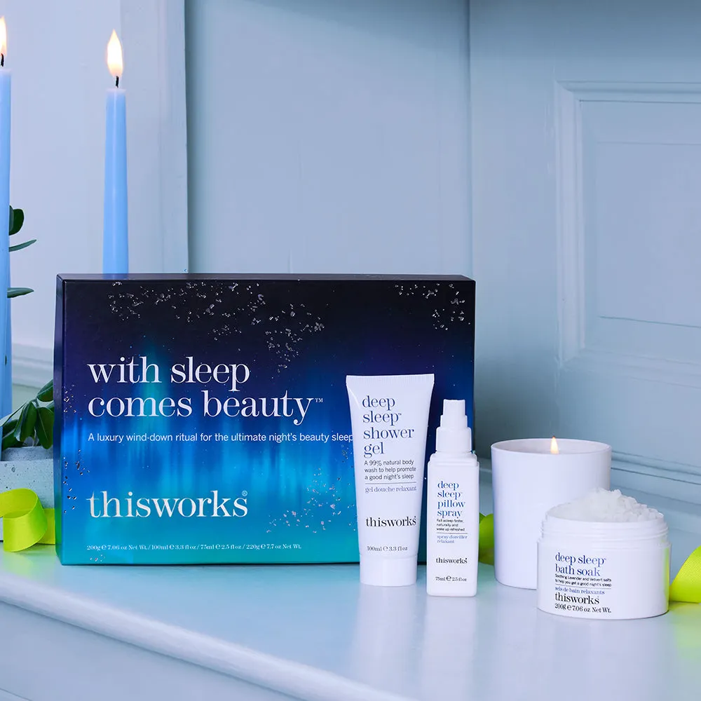 with sleep comes beauty