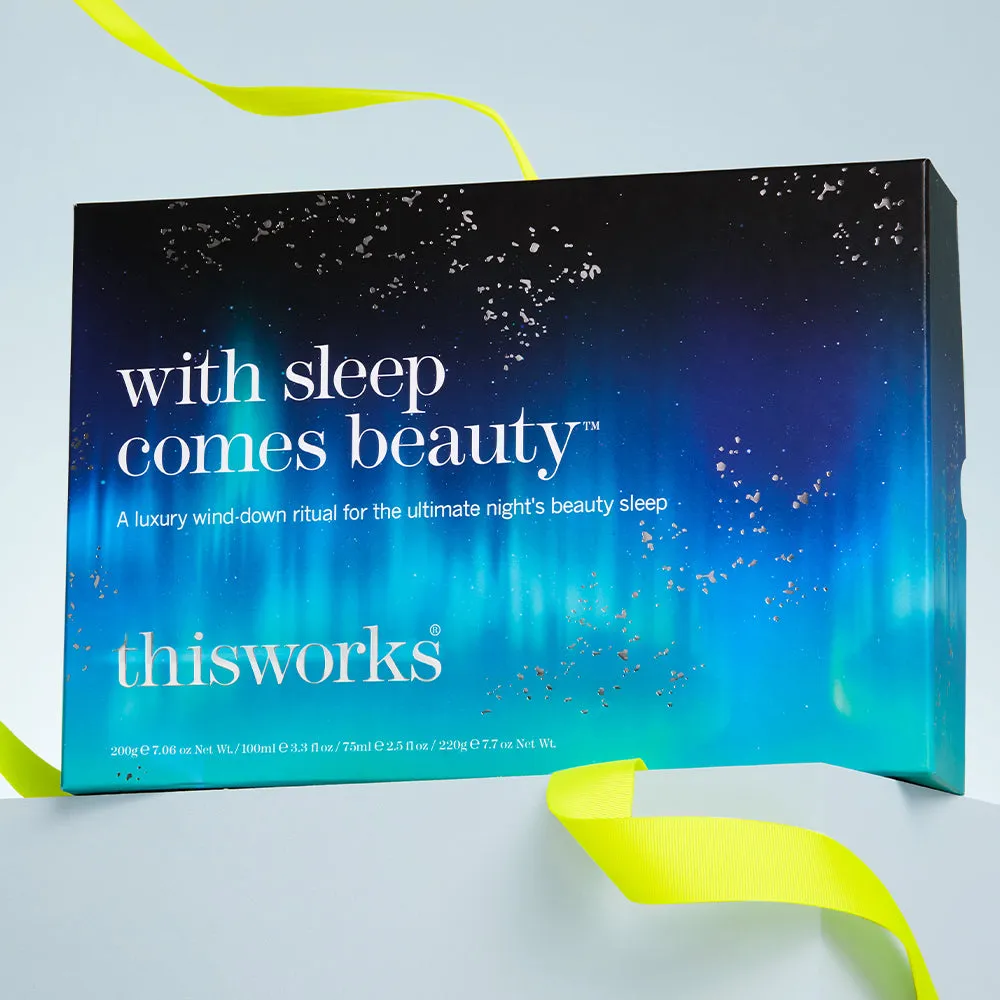 with sleep comes beauty