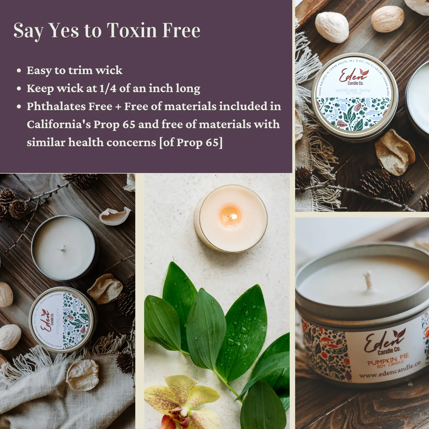 Woodland Snow Soy Candle