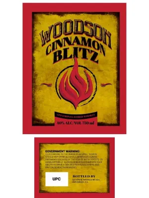 Woodson Cinnamon Blitz Cinnamon Flavored Whiskey